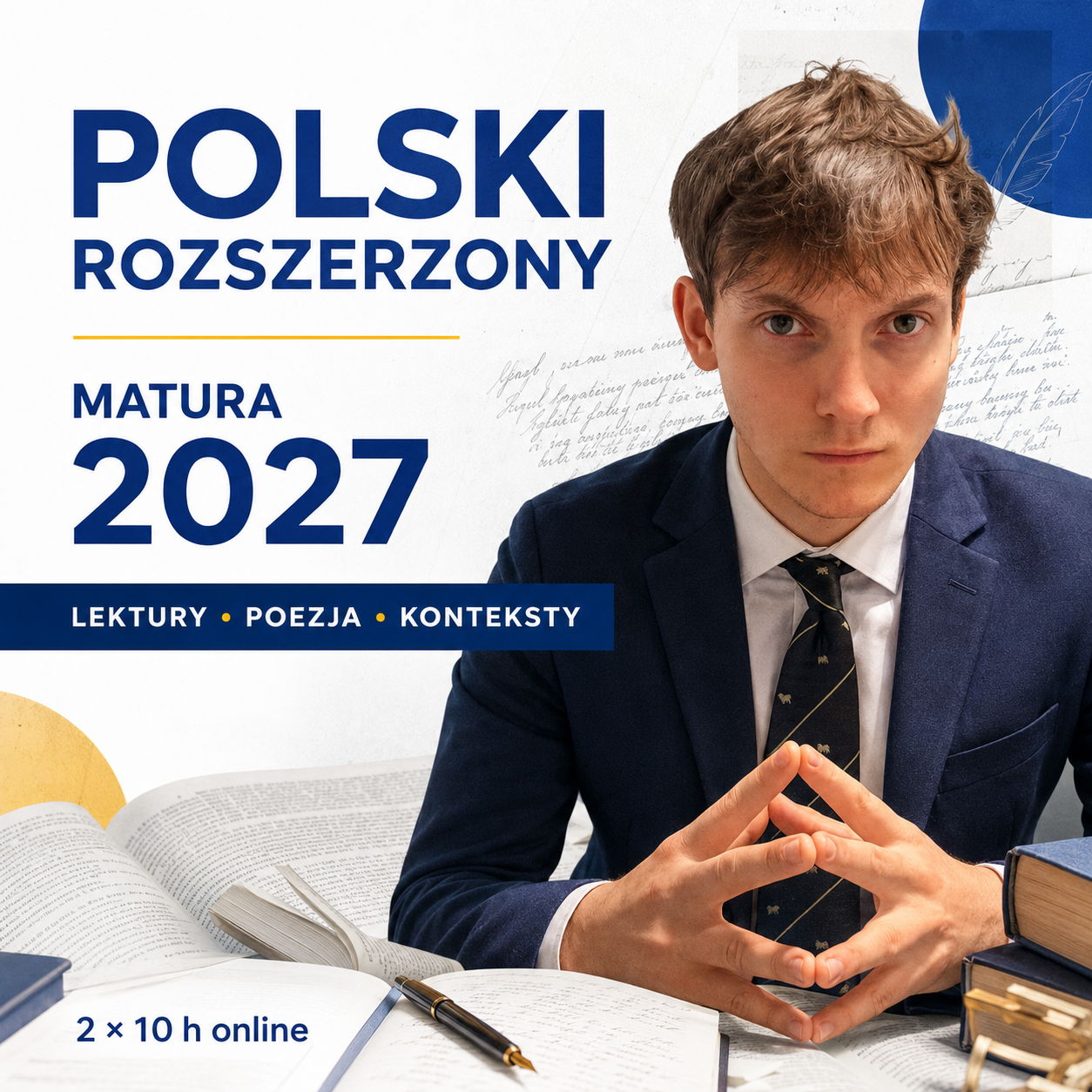 BILETY ON-LINE ROZSZERZENIE Z POLSKIEGO NA 100% (2X10H POWTÓRKI) MATURA 2027